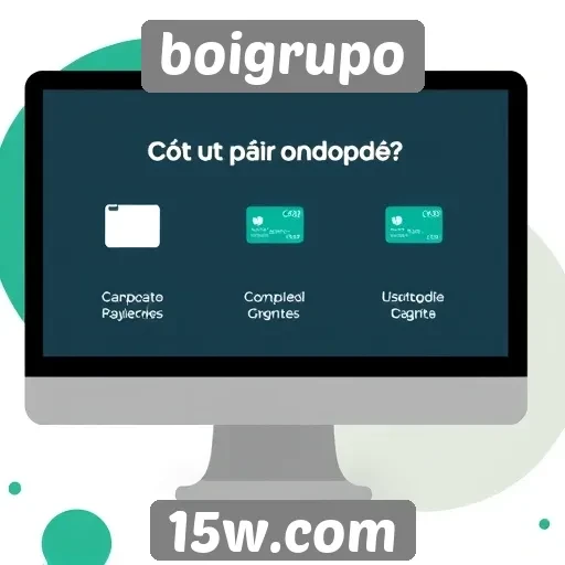 Métodos de pagamento aceitos no boigrupo